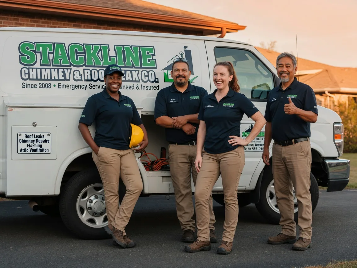 Chimney flashing repair company in Dover, IL
